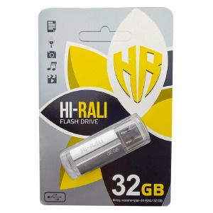 USB 32GB 2.0 Hi-Rali Corsair Series серебряная - фото