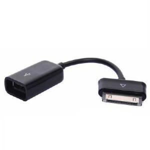 OTG-кабель USB (мама)-P1000 (папа) планшет черный - фото