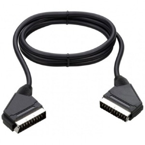 Scart-Scart кабель черный 1,2м - фото