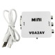 VGA (мама) - AV (3RCA) (тато) конвертер білий - фото 2