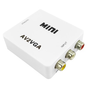 3RCA (AV) - VGA конвертер белый - фото