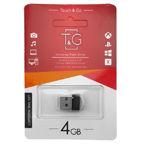 USB 4GB 2.0 T&G 010 shorty series черная (короткая) - фото