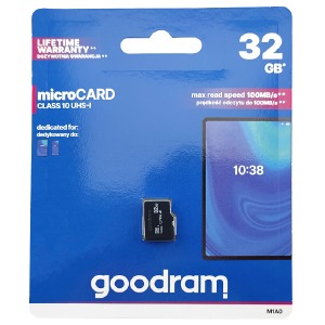 Карта памяти Micro SD 32GB (10) (-adapter) Goodram - фото