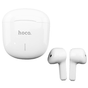 Bluetooth Air Pods Hoco ES45 TWS/BT5.0/30mAh/320mAh білі - фото
