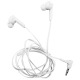 Hands Free 3.5 Hoco M72 плоский кабель/угловой коннетор белые 1,2м (21) - фото 1