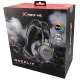 Наушники компьютерные XTRIKE GH-509 USB/3,5(папа)+переходник 2х3,5(мама)-2х3,5 (папа)/LED RGB подсветка черные 2,1м - фото 2