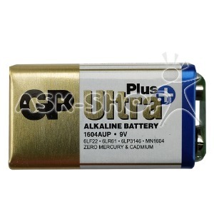 6LR61 Батарейки GP Ultra Plus по 1шт (крона)/цена за 1 бат. - фото