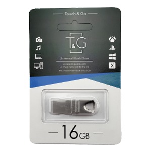 USB 16GB 3.0 T&G 117 metall Series серебряная - фото