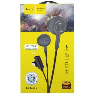 Hands Free Hoco L12 Type-C черные 1,2 м - фото