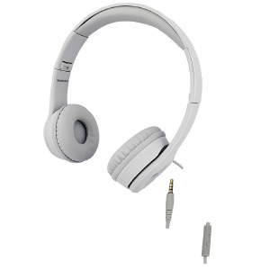 Hands Free 3.5 большие Hoco W21 mic серые 1,2м - фото