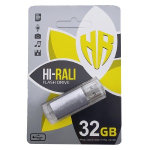 USB 32GB 2.0 Hi-Rali Rocket Series серебряная - фото