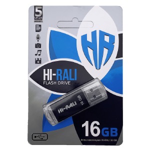 USB 16GB 2.0 Hi-Rali Rocket черная - фото