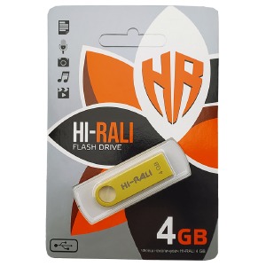 USB 4GB 2.0 Hi-Rali Shuttle Series золотая - фото