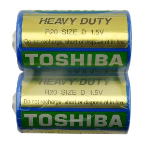 R20 Батарейки Toshiba HD по 2 шт/цена за 1 бат. - фото