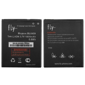 АКБ Fly BL6409 (IQ4406) (1800 мАч) в т.у. - фото
