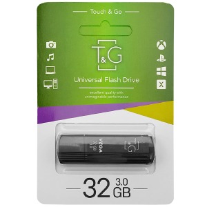 USB 32GB 3.0 T&G 121 Vegal Series черная - фото