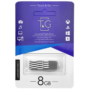 USB 8GB 2.0 T&G 103 metall стальная - фото