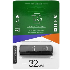 USB 32GB 2.0 T&G 121 Vega Series черная - фото