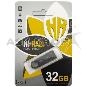 USB 32GB 2.0 Hi-Rali Shuttle Series черная - фото