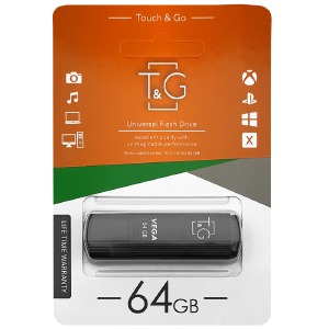 USB 64GB 2.0 T&G 121 Vega series черная - фото