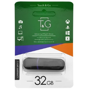 USB 32GB 2.0 T&G 012 Jet Series черная - фото