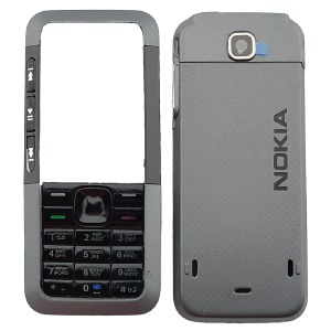 Корпус ОРИГИНАЛ (AAA класс) c клав. Nokia 5310 super nova чёрный - фото