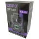 Колонка чемодан KIPO Q7 Bluetooth черная 37х23х21см  - фото 2