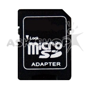 Переходник (адаптер) SD для MicroSD черный - фото
