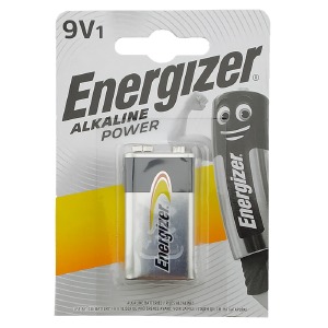 6LR61 Батарейки Energizer щелочная (крона) по 1 шт/цена за 1 бат. - фото