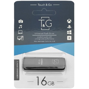 USB 16GB 2.0 T&G 121 Vega Series черная - фото