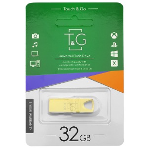 USB 32GB 2.0 T&G 117 metall Series золотая - фото
