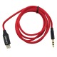 Кабель 3,5 AUX - Lightning Gerlax GX-01 тканевой красный 1м* - фото 1