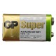 6LR61 Батарейки GP Super  по 1шт (крона)/цена за 1 бат. - фото 1