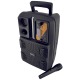 Колонка чемодан Hoco BS37 проводной микрофон/RGB/BTv5.0/TWS/FM/USB/AUX черная 38х24х19 см - фото 1