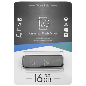 USB 16GB 3.0 T&G 121 Vega Series черная - фото