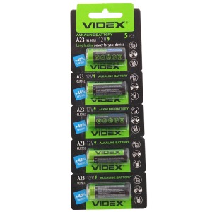 Батарейки 23A Videx 12v (сигнализация) по 5 шт./цена за 1 бат. - фото