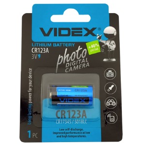 Батарейки CR123 Videx по 2 шт/цена за 1 бат. - фото