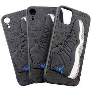 Накладка Jordan iPhone 12 Pro Max Black-blue - фото
