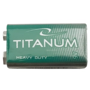 6F22 Батарейки Videx Titanium (крона) по 1 шт/цена за 1 бат. - фото