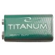 6F22 Батарейки Videx Titanium (крона) по 1 шт/цена за 1 бат. - фото 1