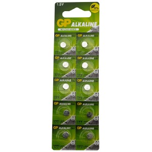 Батарейки AG4 (LR626/177) GP Alcaline щелочные по 10 шт/цена за 1 бат. - фото