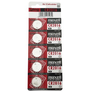 Батарейки CR2016 Maxell литиевые по 5 шт/цена за 1 бат. - фото