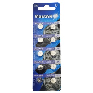 Батарейки AG6 (LR921) Mastak щелочные по 10 шт/цена за 1 бат. - фото