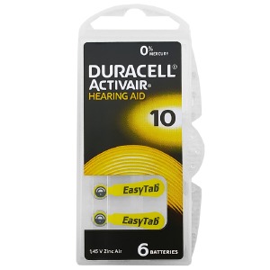 Батарейки PR-70/ZA 10 Duracell 1.4v (слуховой аппарат) по 6шт/цена за 1 бат.# - фото