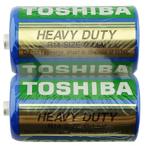 R14 Батарейки Toshiba HD по 2 шт/цена за 1 бат. - фото