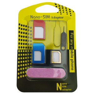 Переходник под сим-карту nano-sim с пилочкой - фото