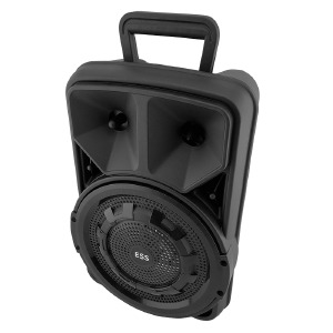 Колонка чемодан ESS-802 Bluetooth черная 36х24x21см  - фото