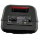 Колонка чемодан Hoco BS46 проводной микрофон/RGB с пультом/BTv5.0/TWS/FM/TF/USB/AUX черная 38х24х21 см (6) - фото 2