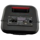 Колонка чемодан Hoco BS46 10W/RGB/BT5.0/USB/AUX/microSD/FM/1800mAh/TWS/MIC/пульт 38х24х21см черная (6) - фото 2