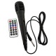 Колонка чемодан Hoco BS46 10W/RGB/BT5.0/USB/AUX/microSD/FM/1800mAh/TWS/MIC/пульт 38х24х21см черная (6) - фото 3